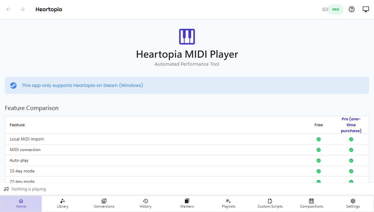 Home page screenshot